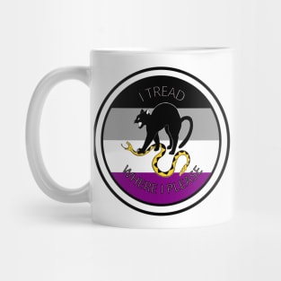 I Tread Where I Please - Asexual Mug